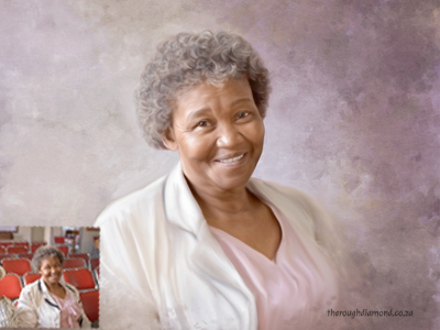 Painting of Mrs Moleko